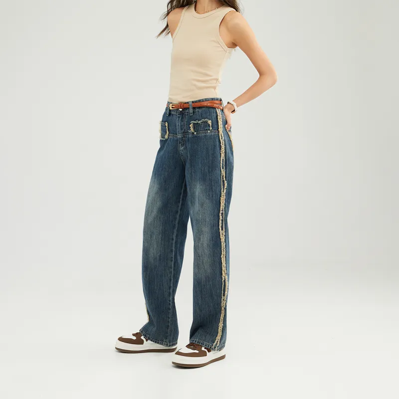 EOFO Jeans Women's Sky Blue-3