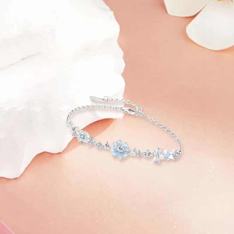 D.K.X S925 Silver Bracelets Women's-1