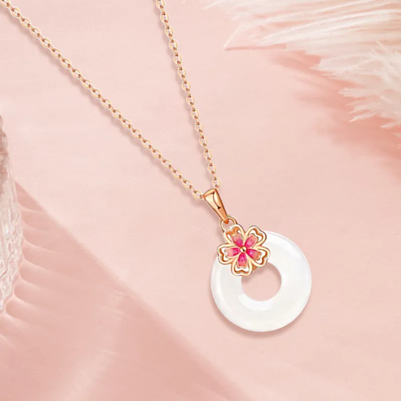 D.K.X Colored Glaze Necklaces Women's-1