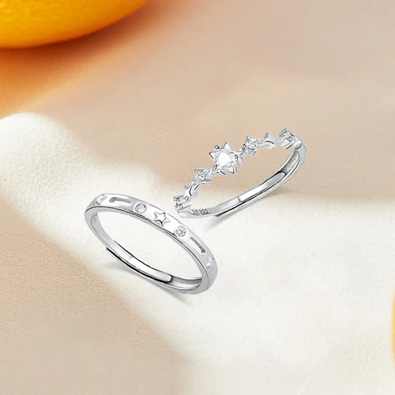 D.K.X S999 Fine Silver Rings Unisex-1