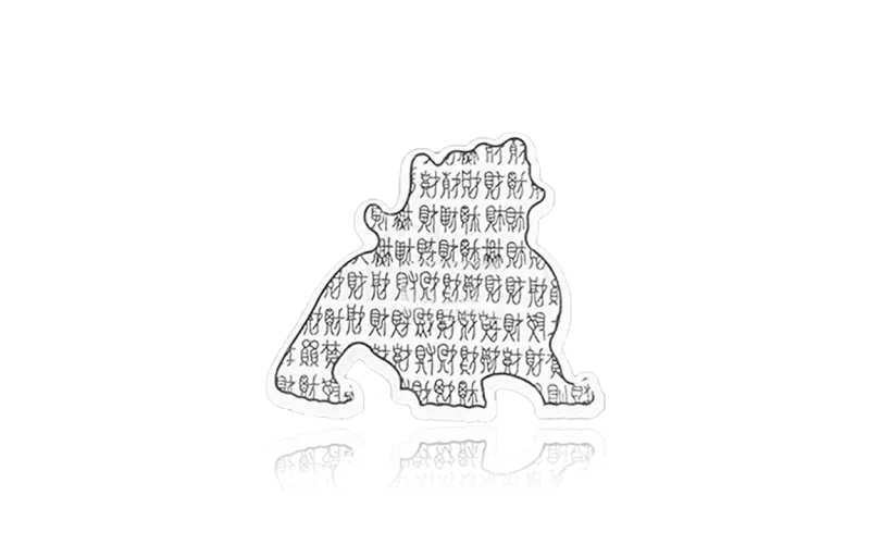 D.K.X Sterling Silver Cell Phone Sticker Unisex-13