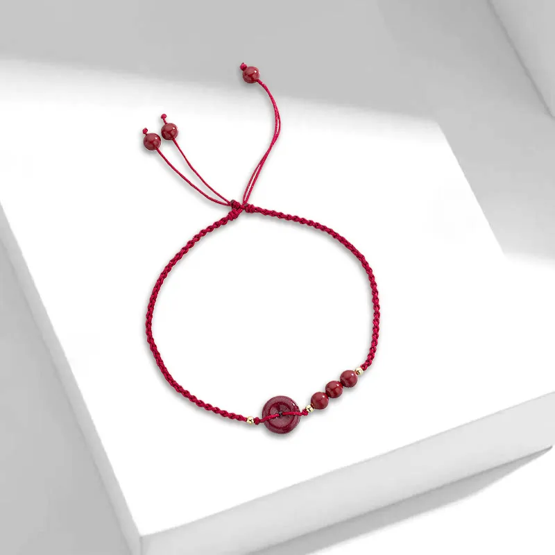 D.K.X Zisha Purple Clay Anklets Unisex-1