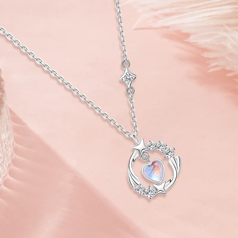 D.K.X Silver Chain Necklaces Women's-1