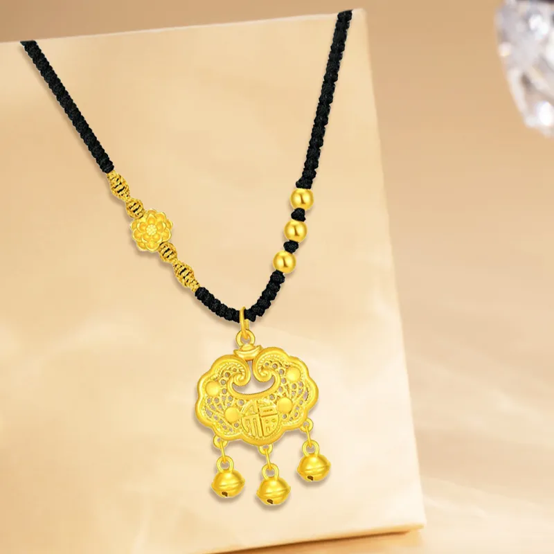 D.K.X S999 Fine Silver Sterling Silver Necklaces Women's-1