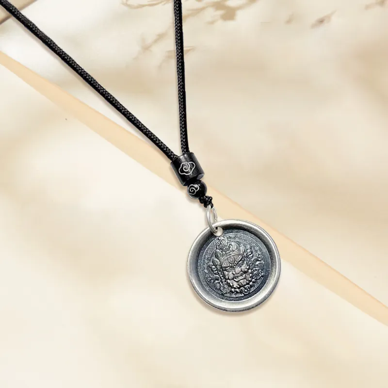 D.K.X S999 Fine Silver Sterling Silver Necklaces Unisex-1