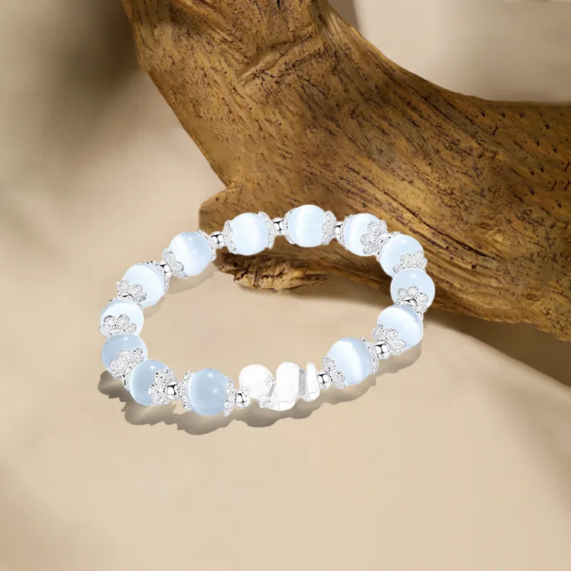 D.K.X Glass Cat Eye Bracelets Women's-1