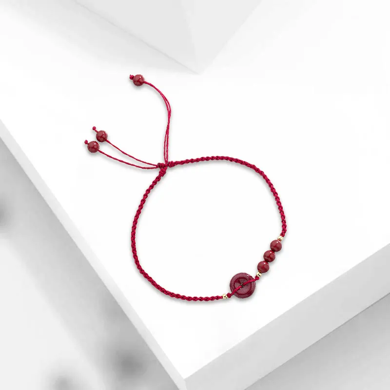 D.K.X Zisha Purple Clay Anklets Unisex-2