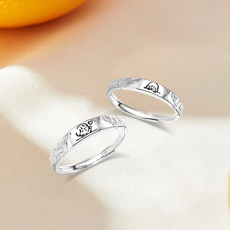 D.K.X S999 Fine Silver Rings Unisex-1