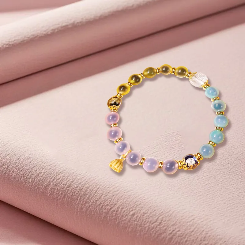 D.K.X Colored Glaze Bracelets Unisex-1