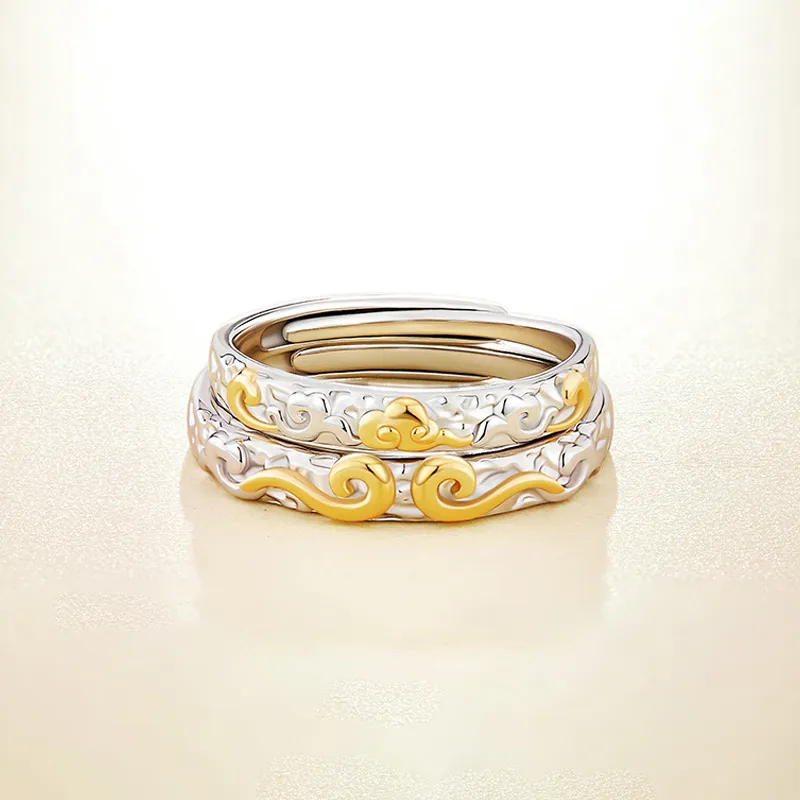 D.K.X S999 Fine Silver Rings Unisex-1