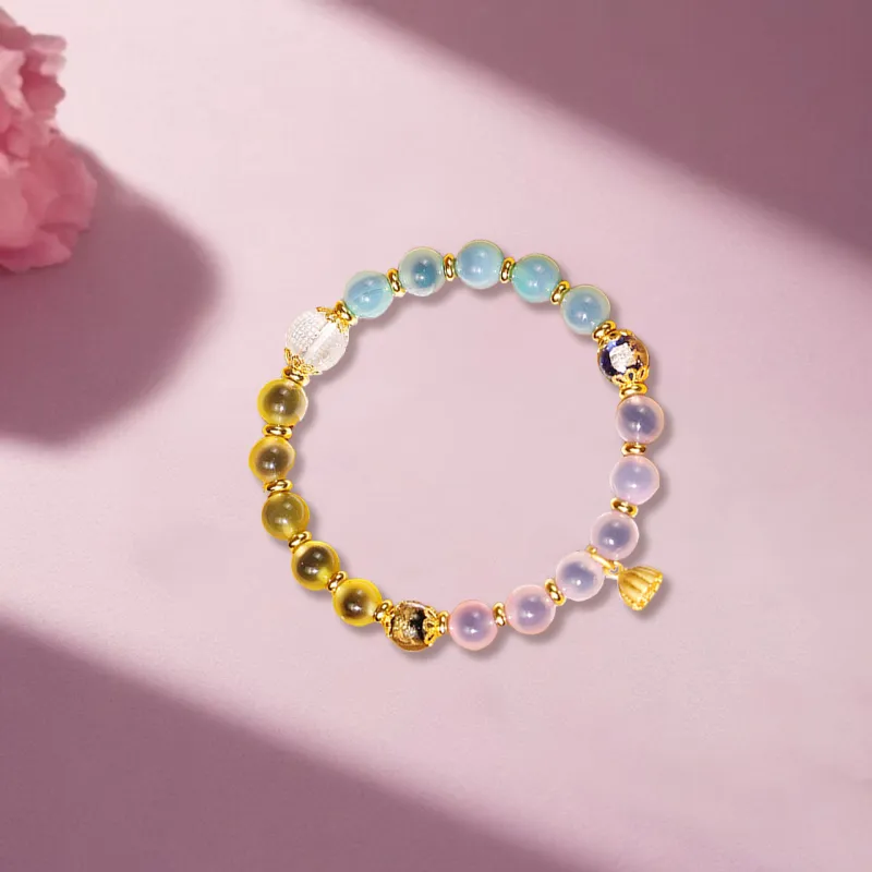 D.K.X Colored Glaze Bracelets Unisex-2