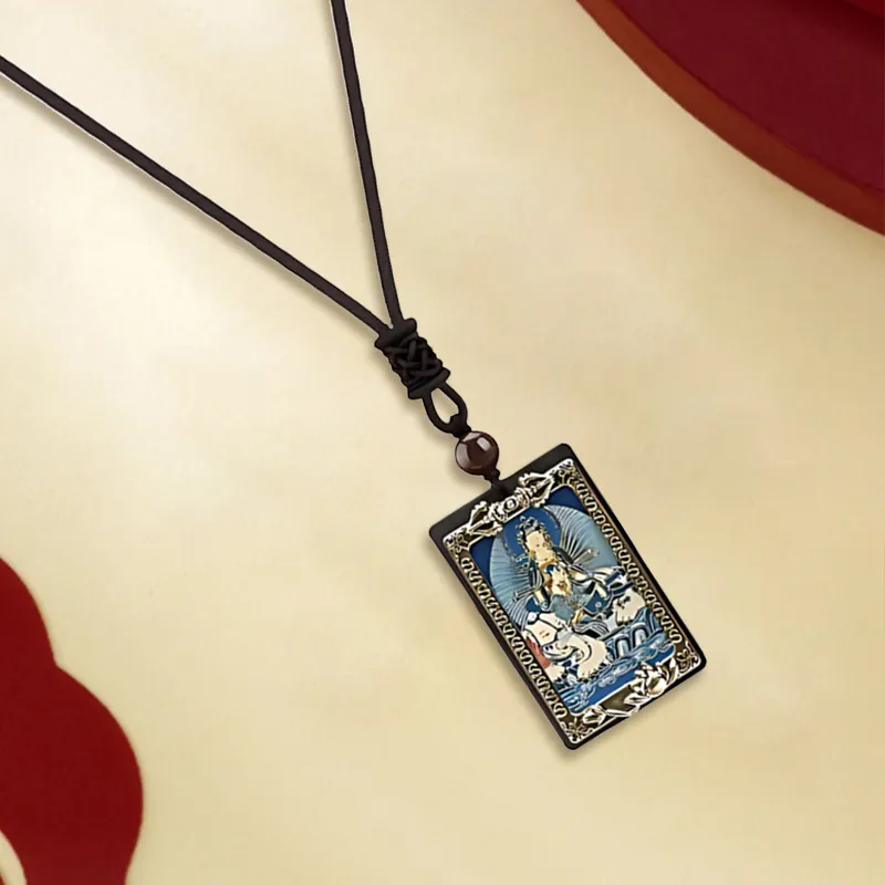 D.K.X Sandalwood Necklaces Unisex-2