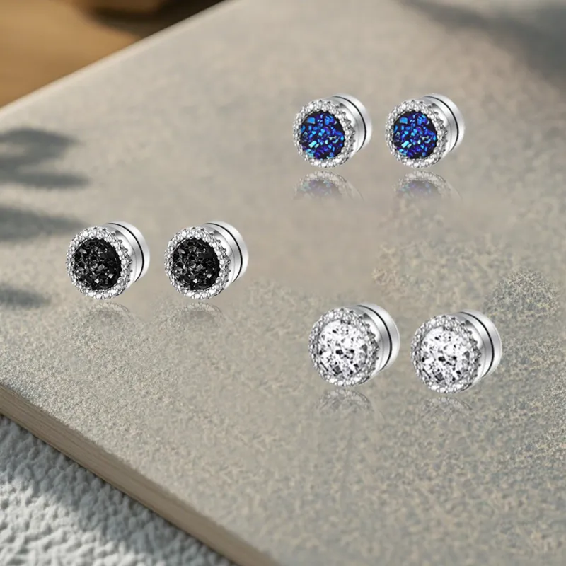 D.K.X Alloy Clip On Earrings Men's-5