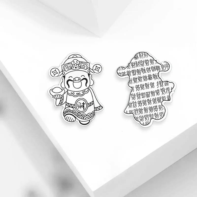 D.K.X Sterling Silver Cell Phone Sticker Unisex-3