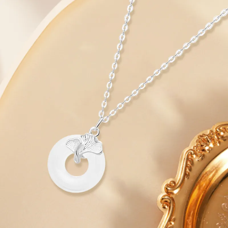 D.K.X Chalcedony Necklaces Women's-2