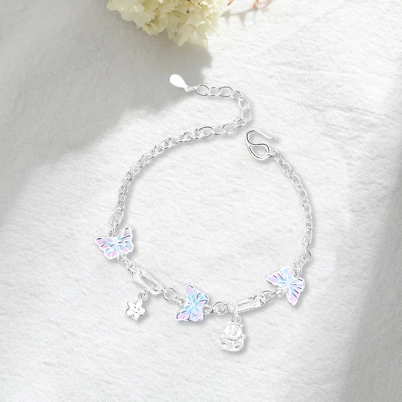 D.K.X S999 Fine Silver Bracelets Unisex-1