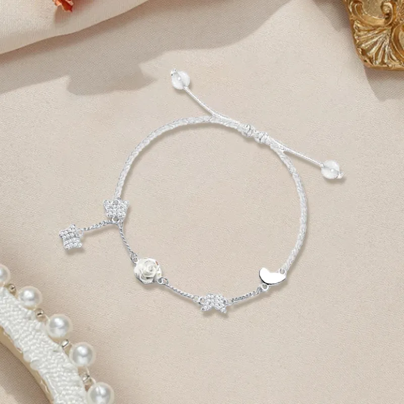 D.K.X Alloy Rope Bracelets Unisex-5