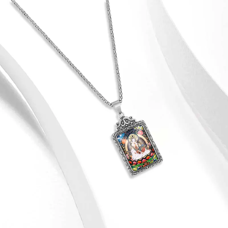 D.K.X Titanium Steel Necklaces Unisex-5
