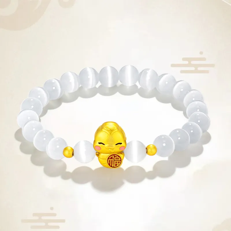 Jodie&Kevin Artificial Cat's Eye Stone Bracelets Unisex-2