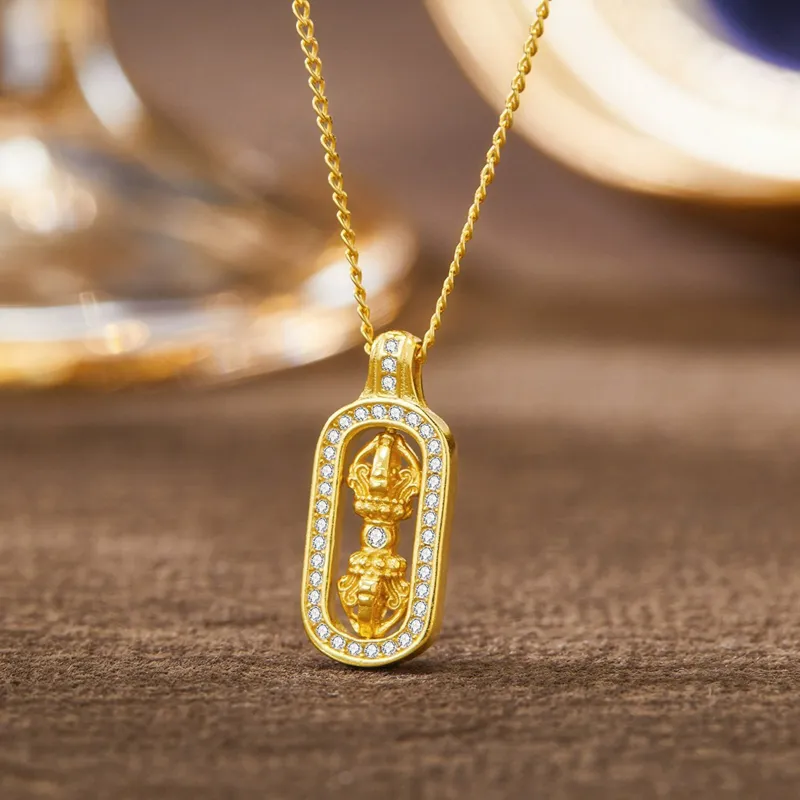 Jodie&Kevin Synthetic Cubic Zirconia Necklaces Unisex-1