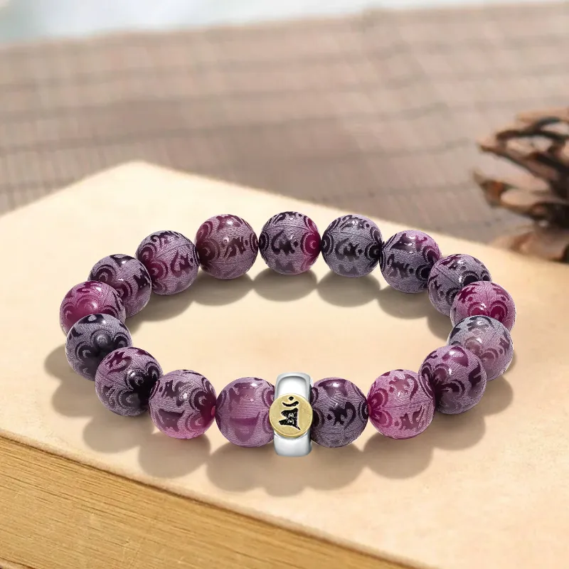 There Is You In The Long World Bodhi Root Bracelets Unisex-13