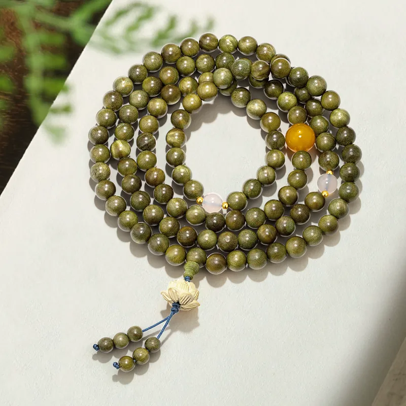 Jodie&Kevin Green Sandalwood Bracelets Unisex-5