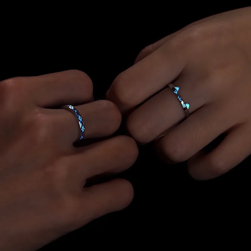 Jodie&Kevin 999 Fine Silver Rings Unisex-7