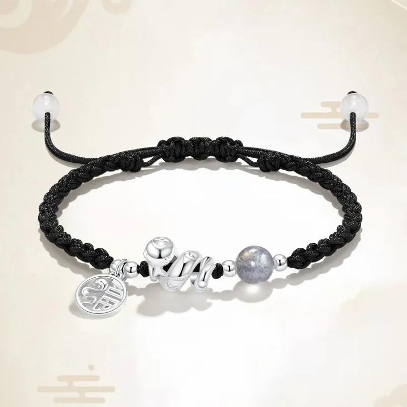 Jodie&Kevin Alloy Bracelets Unisex Black/Red/Pink/Grey-2