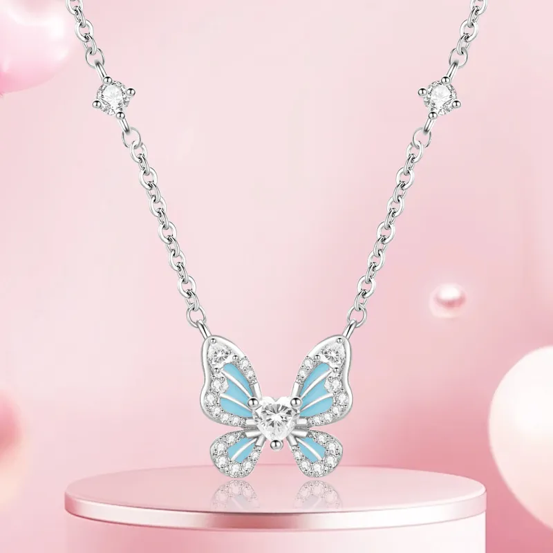 Jodie&Kevin Synthetic Cubic Zirconia Necklaces Unisex-2