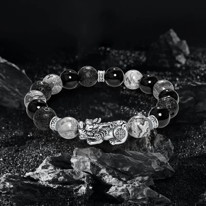 Jodie&Kevin Map Stone Bracelets Men's-2
