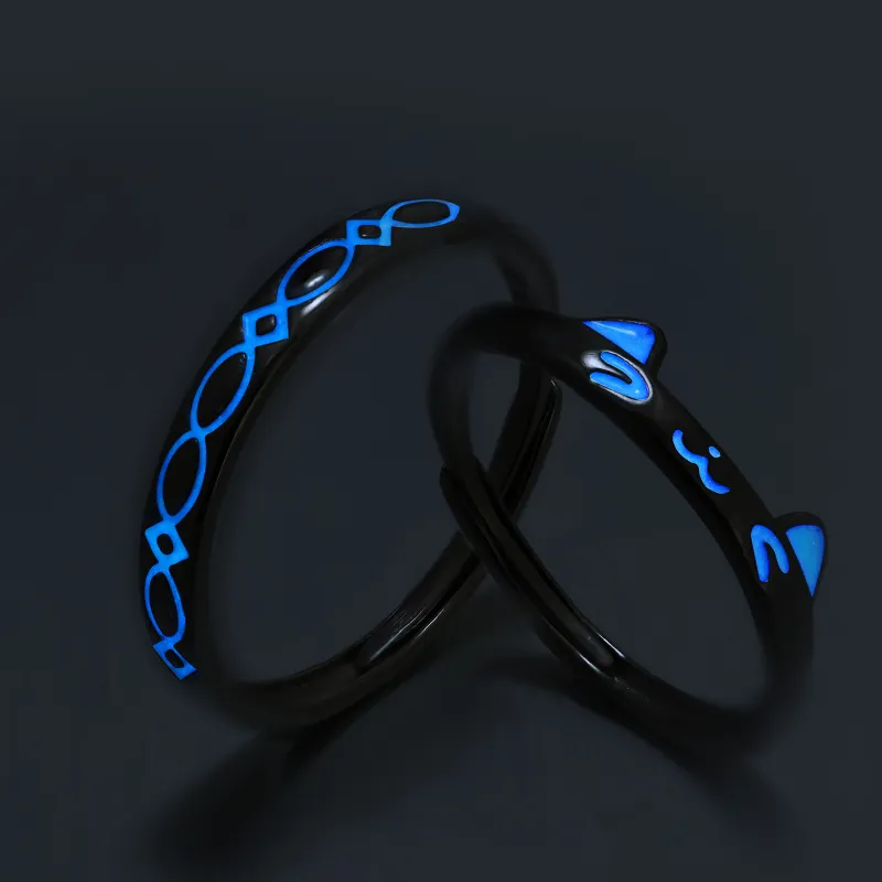 Jodie&Kevin 999 Fine Silver Rings Unisex-10