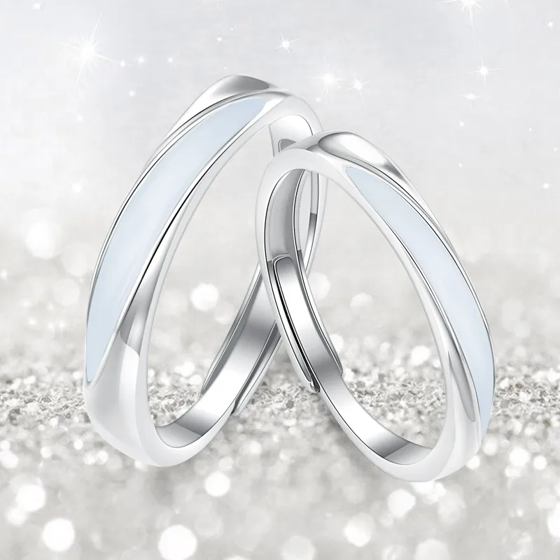 Jodie&Kevin Sterling Silver Rings Unisex-2