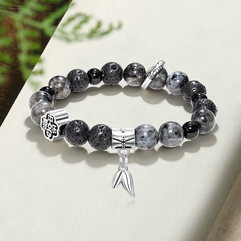 Jodie&Kevin Volcanic Stone Bracelets Men's-1
