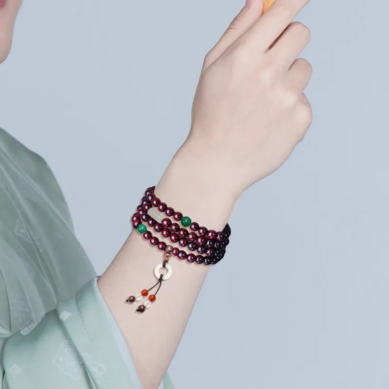 Jodie&Kevin Green Sandalwood Bracelets Unisex-1