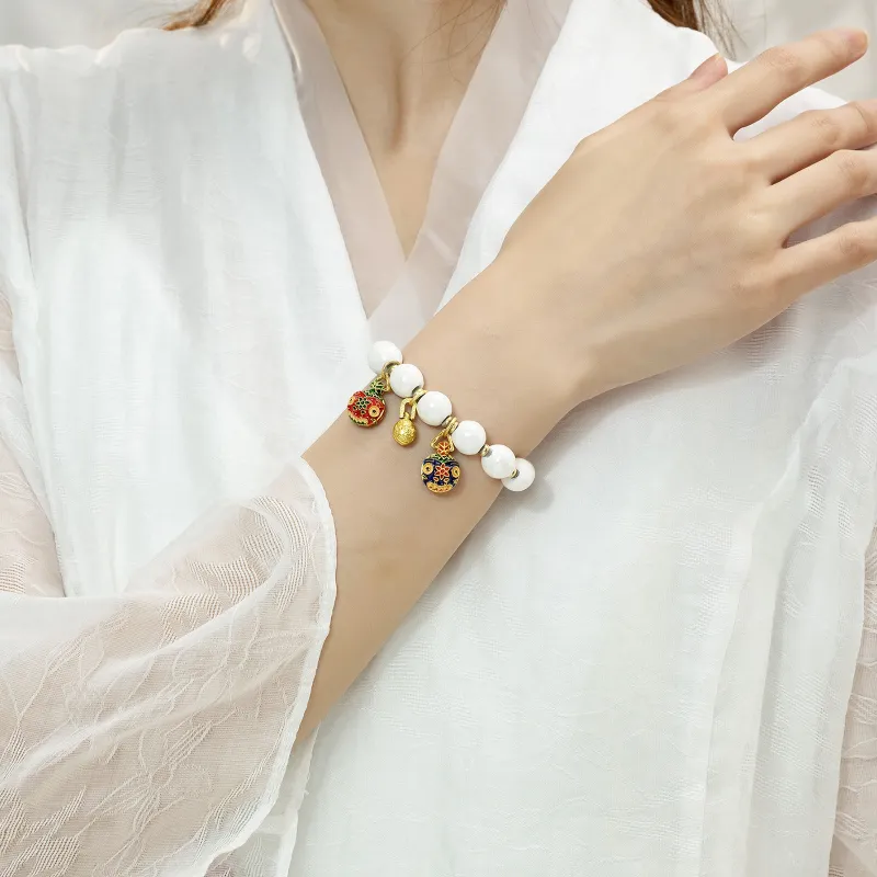 Jodie&Kevin Colored Glaze Bracelets Unisex-4