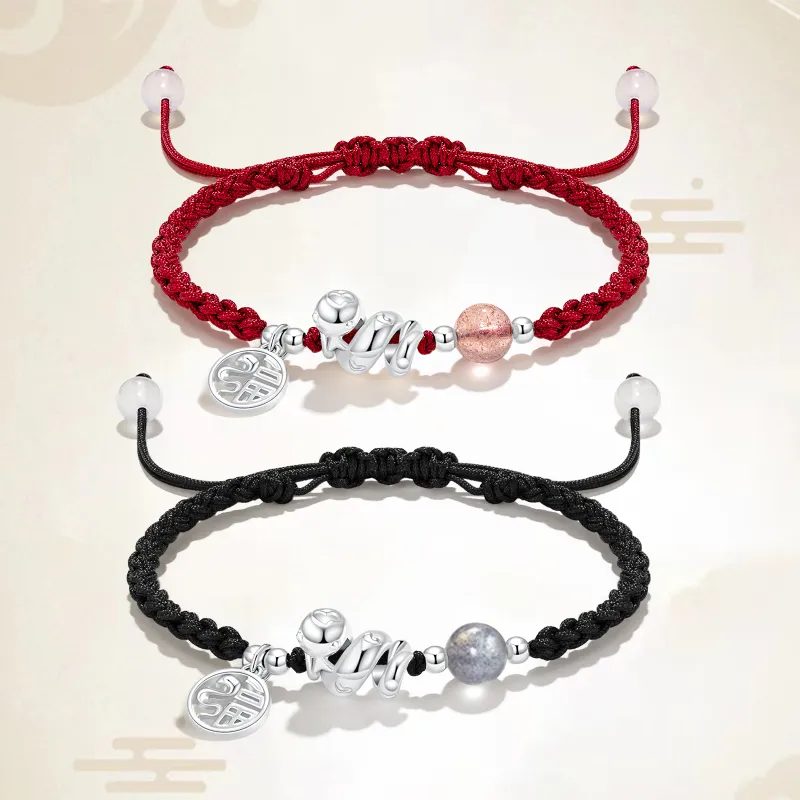 Jodie&Kevin Alloy Bracelets Unisex Black/Red/Pink/Grey-14