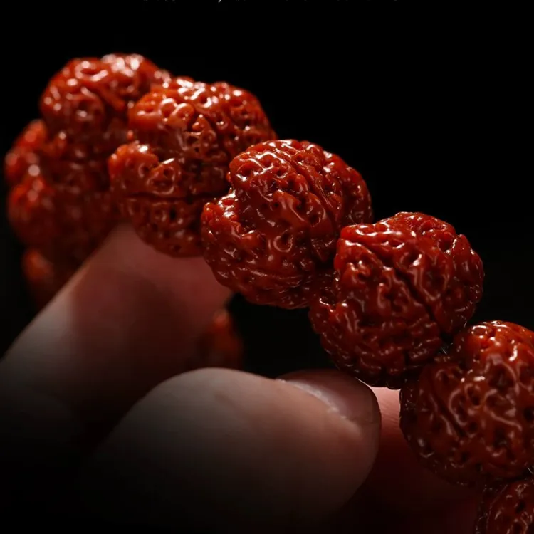 There Is You In The Long World King Kong Bodhi Seeds Textile Beaded Bracelet Unisex-2