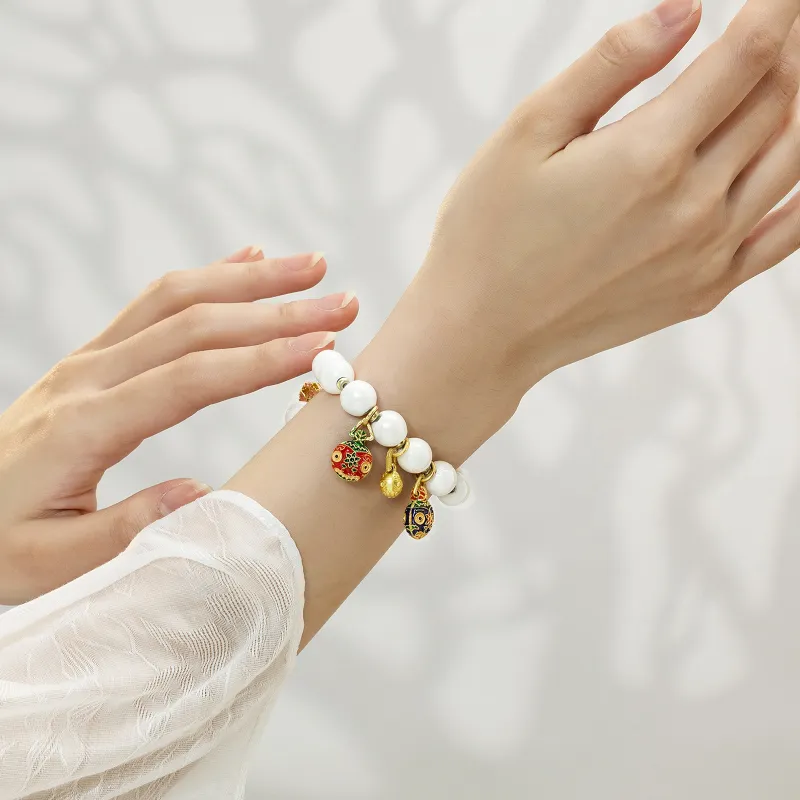 Jodie&Kevin Colored Glaze Bracelets Unisex-2