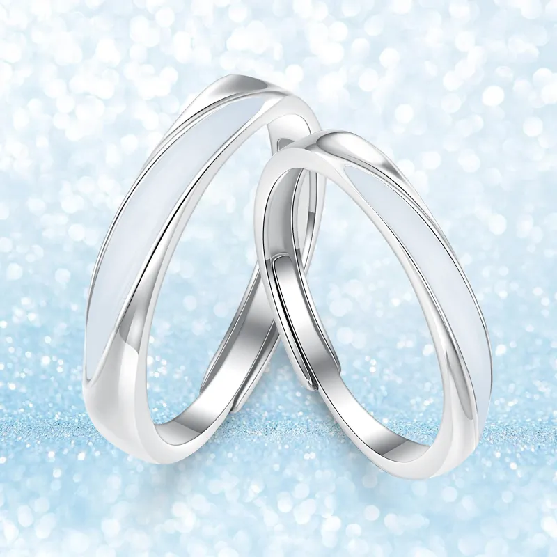 Jodie&Kevin Sterling Silver Rings Unisex-3
