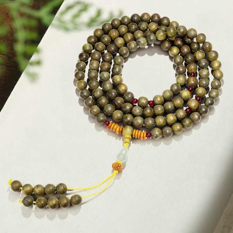 Jodie&Kevin Green Sandalwood Bracelets Unisex-5