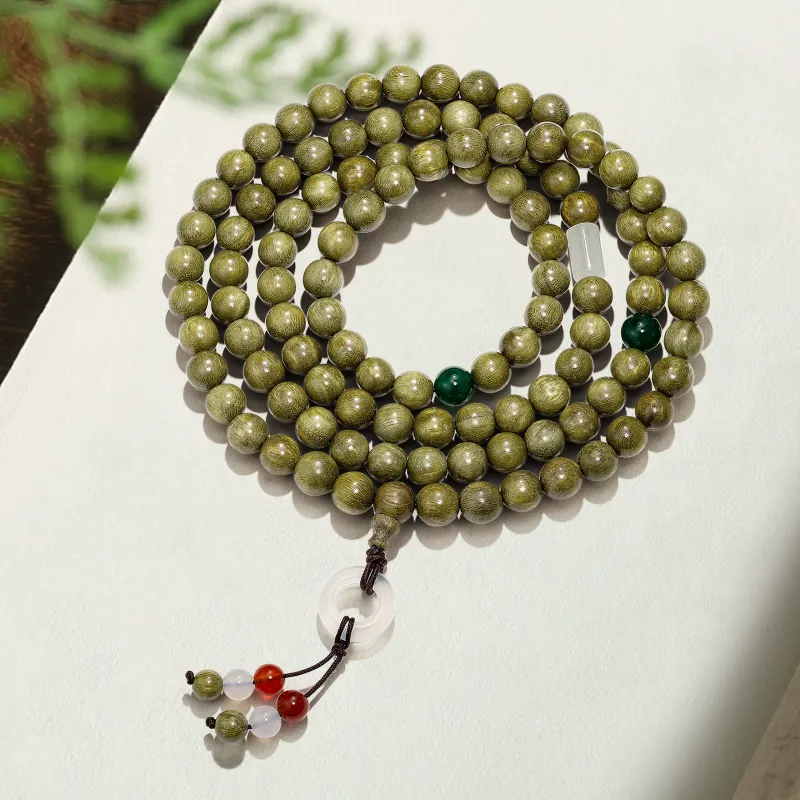 Jodie&Kevin Green Sandalwood Bracelets Unisex-7