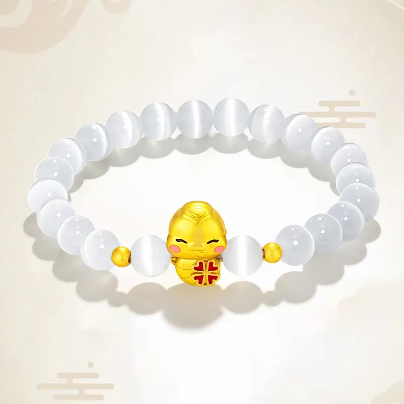 Jodie&Kevin Artificial Cat's Eye Stone Bracelets Unisex-6