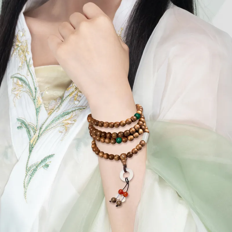 Jodie&Kevin Green Sandalwood Bracelets Unisex-10