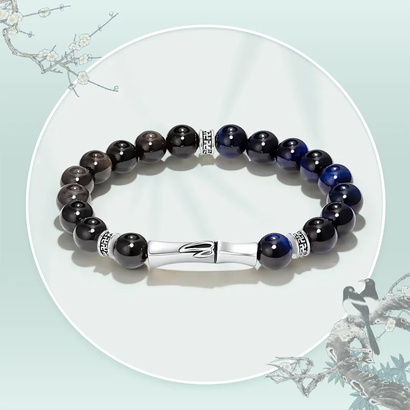 Jodie&Kevin Tiger's Eye Stone Bracelets Unisex-5