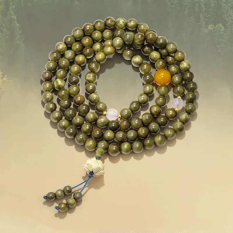 Jodie&Kevin Green Sandalwood Bracelets Unisex-6