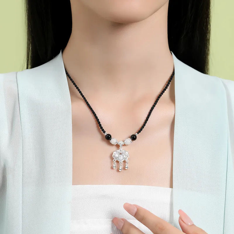 Jodie&Kevin 999 Fine Silver Necklaces Unisex-1