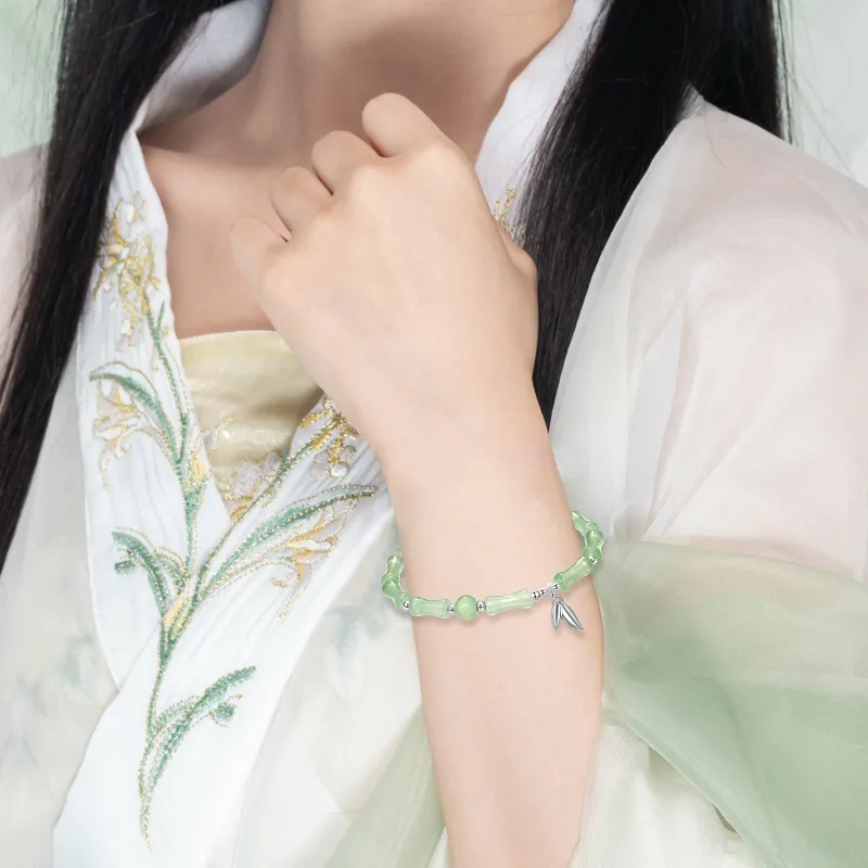Jodie&Kevin Colored Glaze Jade Bracelets Unisex-5