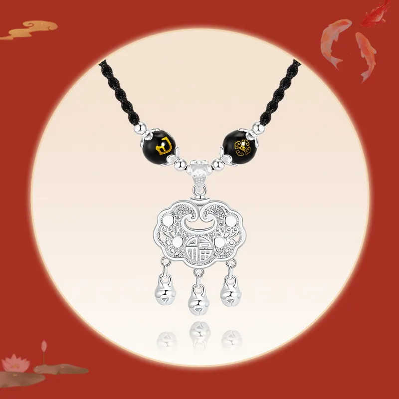Jodie&Kevin Alloy Necklaces Unisex Black-5