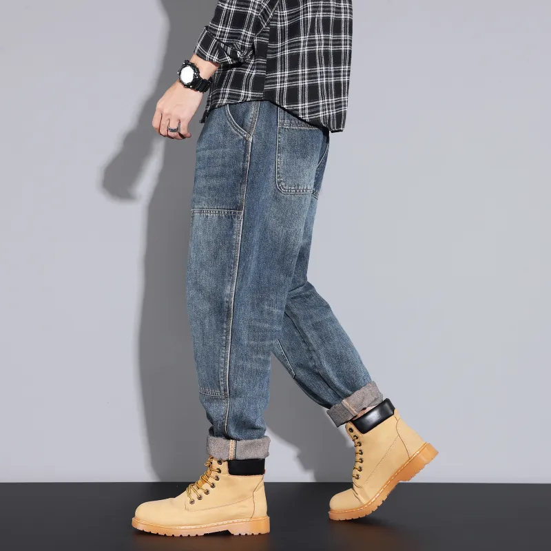 FAIRWHALE Jeans Unisex Denim Blue-6