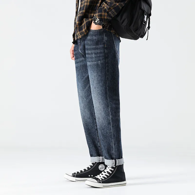 FAIRWHALE Jeans Unisex Denim Blue-8